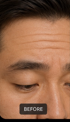 Botox (Forehead) before